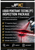 JFIC Liquid Penetrant Testing PT Inspection Package digital product cover