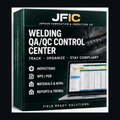 Welding QA/QC Control Center digital workbook cover by Jordan Fabrication & Inspection Co.