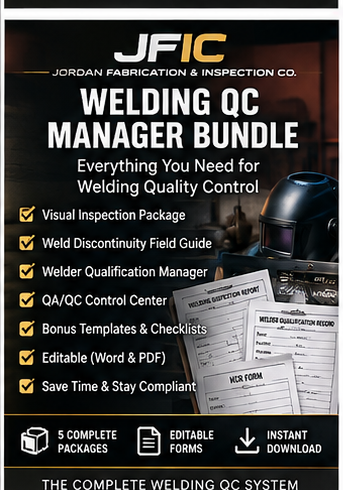 Welding QC Manager Bundle